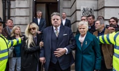 ‘Someone asked me: “Do you not think this is a dangerous thing to do?”’: left to right, Andrea Riseborough, Robbie Coltrane and Julie Walters in National Treasure.