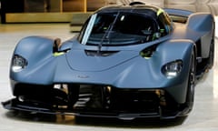 The Aston Martin Valkyrie is displayed at the 89th Geneva International Motor Show in Geneva, Switzerland March 5, 2019.