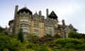 William Armstrong’s Cragside home, pictured from below