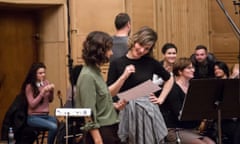 Katie Melua and Lisa Batiashvili recording
