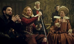 Tony Curran as King James VI of Scotland and I of England in Mary & George.