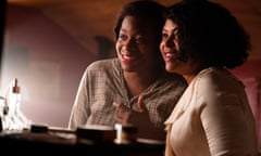 This image released by Warner Bros. Pictures shows Fantasia Barrino, left, and Taraji P. Henson in a scene from "The Color Purple." (Warner Bros. Pictures via AP)