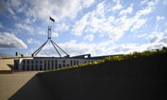 Australia investigates Chinese spying efforts<br>epa08024682 An exterior view of the Austrlian Parliament House in Canberra, Australia, 21 February 2018 (reissued 25 November 2019). According to media reports, Australian authorities are investigating an alleged Chinese attempt to plant a spy into parliament. EPA/LUKAS COCH AUSTRALIA AND NEW ZEALAND OUT