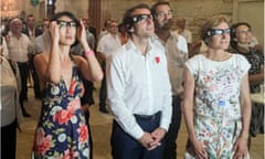 French ministers trying out augmented-reality glasses earlier this year