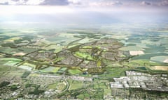 Green dream … the proposed garden town planned around Harlow.