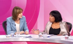 Fiona Bruce and Diane Abbott on Question Time