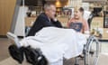 Opposition Leader Bill Shorten speaks to 13-year-old Jett Powell during a visit to the Royal Children’s Hospital, Melbourne, Sunday, April 7, 2019. Labor has unveiled a $37.7 million package to support young Australians with cancer. (AAP Image/Ellen Smith) NO ARCHIVING