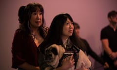 Sandra Oh and Awkwafina in Quiz Lady.