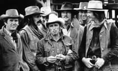 Dennis Hopper (centre) in The Last Movie, 1971.