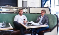 Curtis Stone and his brother Luke at LA restaurant Gwen