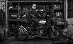 Boris Mihailovic, motorbike enthusiast and consultant to an electric motorbike company