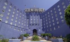 The Church of Scientology building in LA. Narconon has been accused of being a front for the religion
