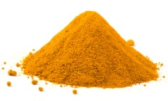 Heap ground turmeric