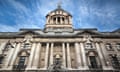 The Central Criminal Court, known as the Old Bailey, in London.