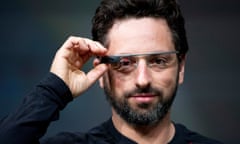 Key Speakers And General Views From The Google I/O 2012 Conference<br>Sergey Brin, co-founder of Google Inc., wears Project Glass internet glasses while speaking at the Google I/O conference in San Francisco, California, U.S., on Wednesday, June 27, 2012. Google Inc. unveiled a $199 handheld computer called the Nexus 7 that features a 7-inch screen and is designed to help the company vie with Apple Inc., Microsoft Corp. and Amazon.com Inc. in the surging market for tablets. Photographer: David Paul Morris/Bloomberg via Getty Images AMERICA; AMERICAS;NORTH AMERICA|U.S.A.; US; USA; WEST; WESTERN|TECH; TECHNOLOGY|ELECTRONIC; ELECTRONICS|ONLINE; NEWS; SPOT;