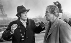 Last Tango In Paris, 1972.<br>Mandatory Credit: Photo by Granger/REX/Shutterstock (8709922a) Last Tango In Paris, 1972. Marlon Brando, Right, With Bernardo Bertolucci, The Director, Filming On Location In Paris, 1972. Last Tango In Paris, 1972.