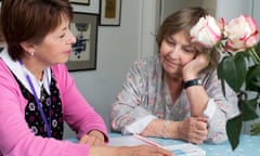 Beth Spooner with patient