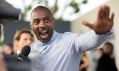Licensed to thrill … Idris Elba at the premiere of Apple TV+ series Hijack in London on 27 June.