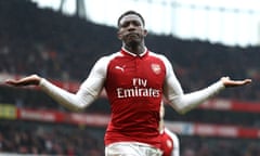 Danny Welbeck scored two goals in Arsenal’s 3-2 victory over Southampton.