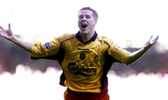 Michael Owen celebrates