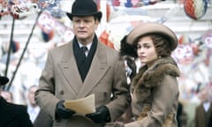 Colin Firth and Helena Bonham Carter in The King's Speech