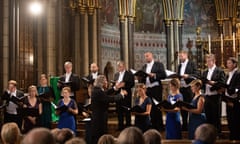 the Sixteen, conducted by Harry Christophers, at St James’s, Spanish Place.