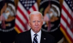 Joe Biden speaks at the White House on Wednesday. 