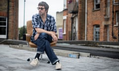 ‘I’m in a good mood when I’m in the studio’ … Graham Coxon at Konk Studios, discussing his soundtrack for The End of the F***ing World.