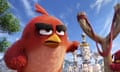 "The Angry Birds Movie"<br>This image released by Sony Pictures shows the character Red, voiced by Jason Sudeikis, in a scene from "The Angry Birds Movie." (Sony Pictures via AP)