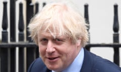 Prime Minister Boris Johnson in Downing Street.