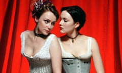 Keeley Hawes as Kitty and Rachael Stirling as Nan in the  2002 adaptation of Tipping the Velvet.