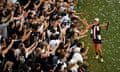 Collingwood’s Nick Daicos featured in two match-defining moments on his team’s way to winning the 2023 AFL grand final.