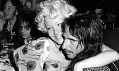 Pamela Des Barres<br>LOS ANGELES - CIRCA 1974:  Groupie Miss Pamela (Pamela Des Barres) snuggles with rock star Alice Cooper Circa 1974 in Los Angeles, California.  (Photo by Richard CreamerMichael Ochs Archives/Getty Images)