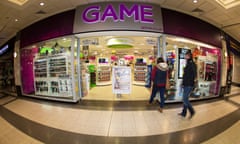 Game store in the Arndale Centre in Manchester