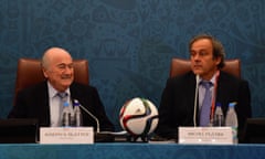 Sepp Blatter and Michel Platini