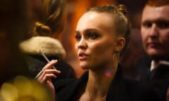 Lily-Rose Depp in close up