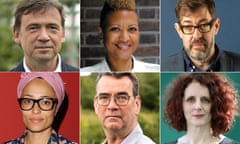 David Nicholls, Sara Collins, Richard Osman, Zadie Smith, Mick Herron, Maggie O'Farrell