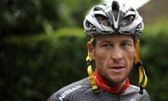 Lance Armstrong during his final Tour de France appearance in 2010