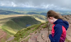 A view over Bannau Brycheiniog (Brecon Beacons), south Wales.