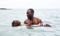 Moonlight<br>Moonlight 2016 film still. Alex Hibbert and Mahershala Ali