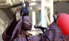 Jojo Abot performs at Womadelaide