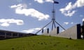 Parliament House in Canberra