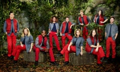 Goodbye Australi, hello Wales ...(left to right): Vernon Kay, Beverley Callard, Sir Mo Farah, Jessica Plummer, Shane Richie, Victoria Derbyshire, AJ Pritchard, Giovanna Fletcher, Hollie Arnold and Jordan North for I’m a Celebrity ... Get Me Out of Here!