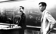 Richard Feynman with fellow theoretical physicist Yang Chen Ning, pictured in the 1950s.