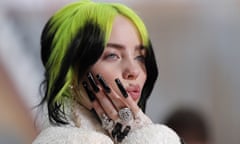 Singer Billie Eilish in Los Angeles, February 2020. 