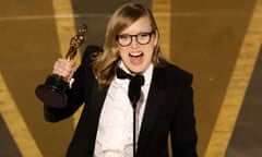 Sarah Polley winning an Oscar in 2023.