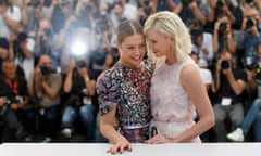 Cast members Adele Exarchopoulos and Charlize Theron