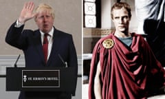 Boris Johnson and Marlon Brando as Caesar