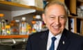 Dr Robert Gallo at the Institute for Human Virology, Baltimore