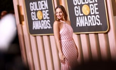 Margot Robbie attends the 80th Annual Golden Globe Awards at the Beverly Hilton